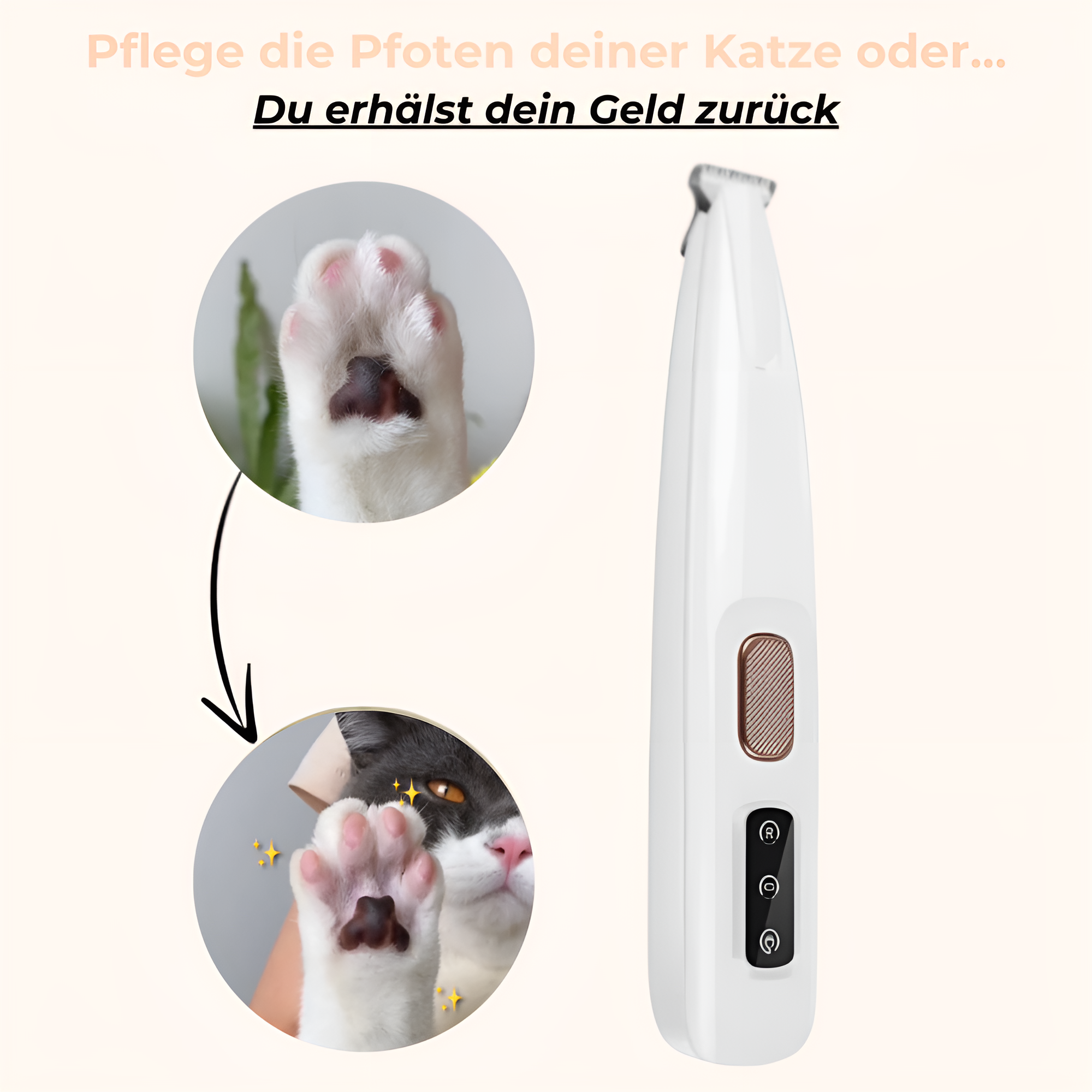 CatTrim Pro™ - Schmerzfreie Pfotenpflege in Sekunden